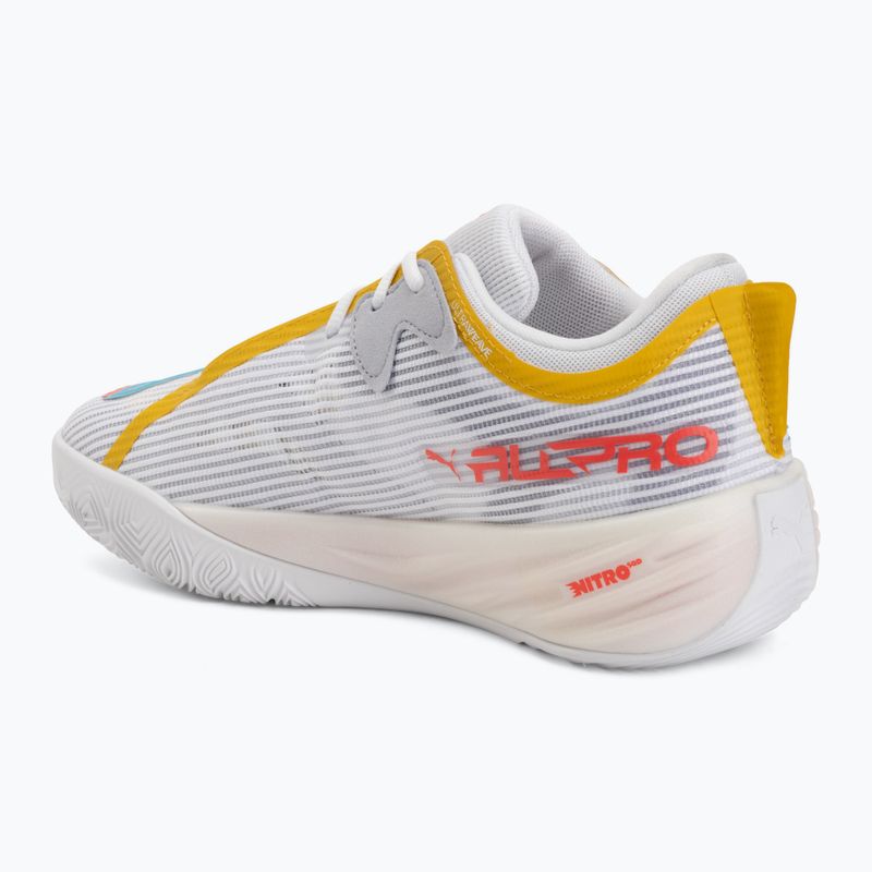 Basketbalové boty PUMA All-Pro NITRO 2 puma white/sunblaze 3