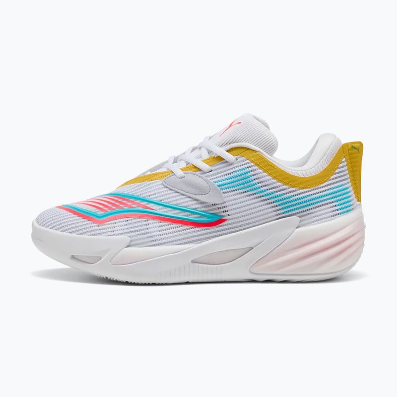 Basketbalové boty PUMA All-Pro NITRO 2 puma white/sunblaze