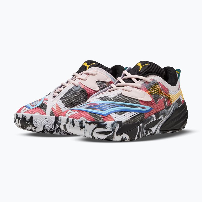 Basketbalové boty PUMA All-Pro NITRO 2 puma black/jasmine flower 3