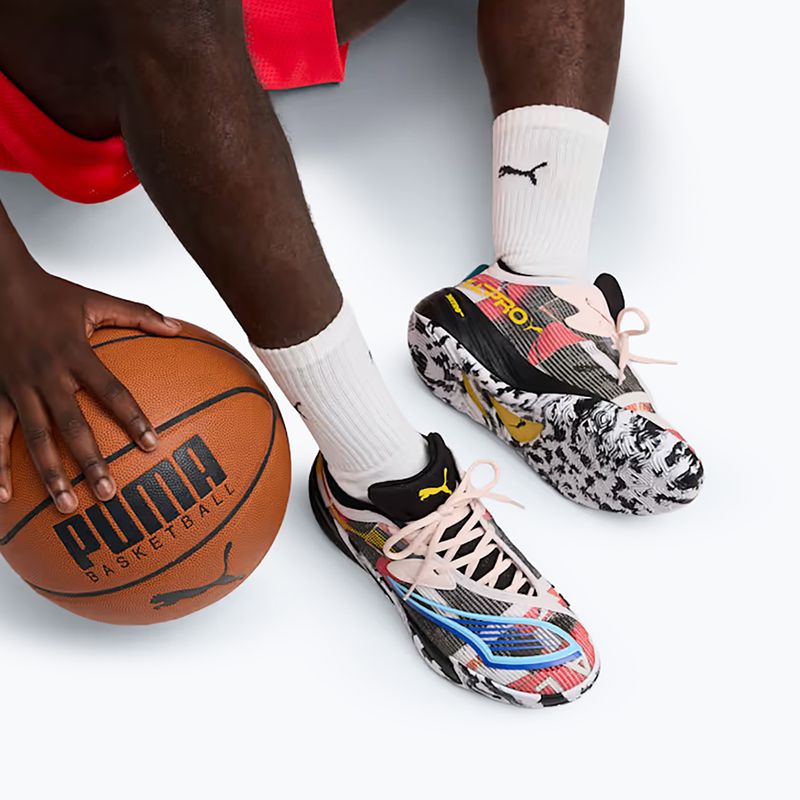 Basketbalové boty PUMA All-Pro NITRO 2 puma black/jasmine flower 7