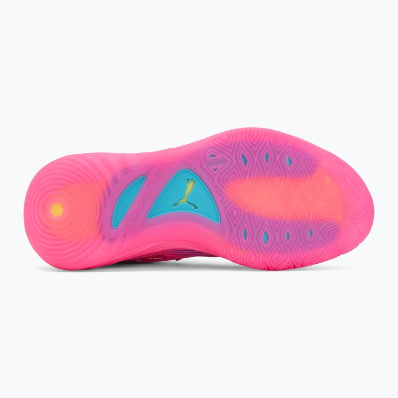 Basketbalové boty PUMA All-Pro NITRO 2 Showtime poison pink/bright aqua/lime squeeze 4