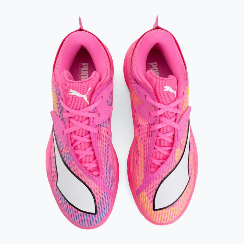Basketbalové boty PUMA All-Pro NITRO 2 Showtime poison pink/bright aqua/lime squeeze 5
