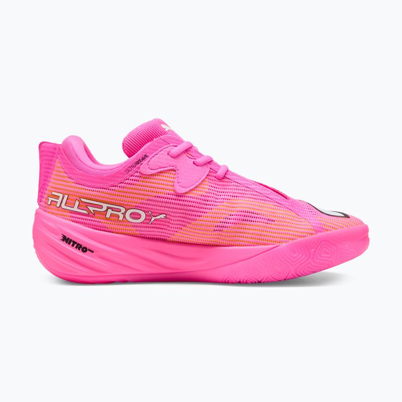Basketbalové boty PUMA All-Pro NITRO 2 Showtime poison pink/bright aqua/lime squeeze 2