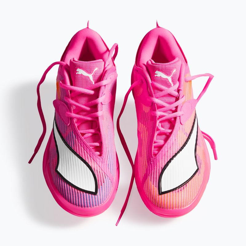 Basketbalové boty PUMA All-Pro NITRO 2 Showtime poison pink/bright aqua/lime squeeze 4