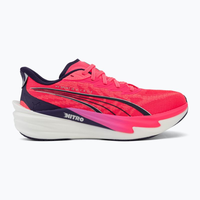 Dámské běžecké boty PUMA x HYROX Deviate Nitro 4 růžové 2