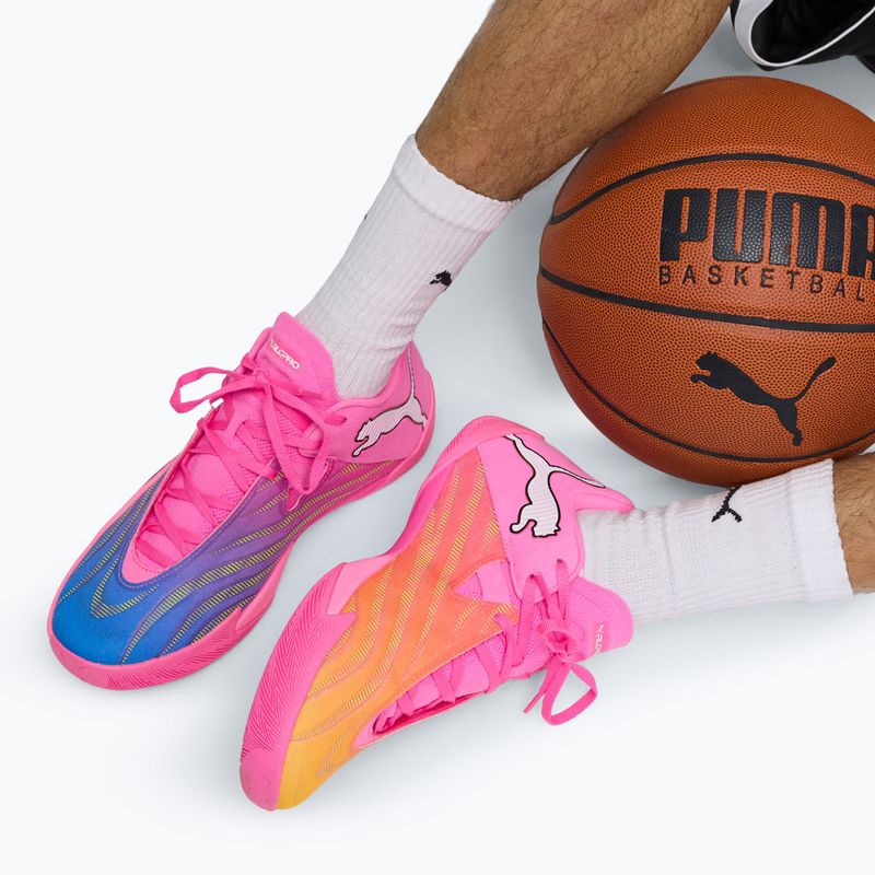 Basketbalové boty PUMA All-Pro NITRO 2 Elite poison pink/ultra blue/lime squeeze 6