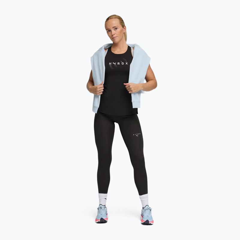 Dámské tréninkové tričko PUMA x HYROX Cloudspun Racerback Tank puma black 2