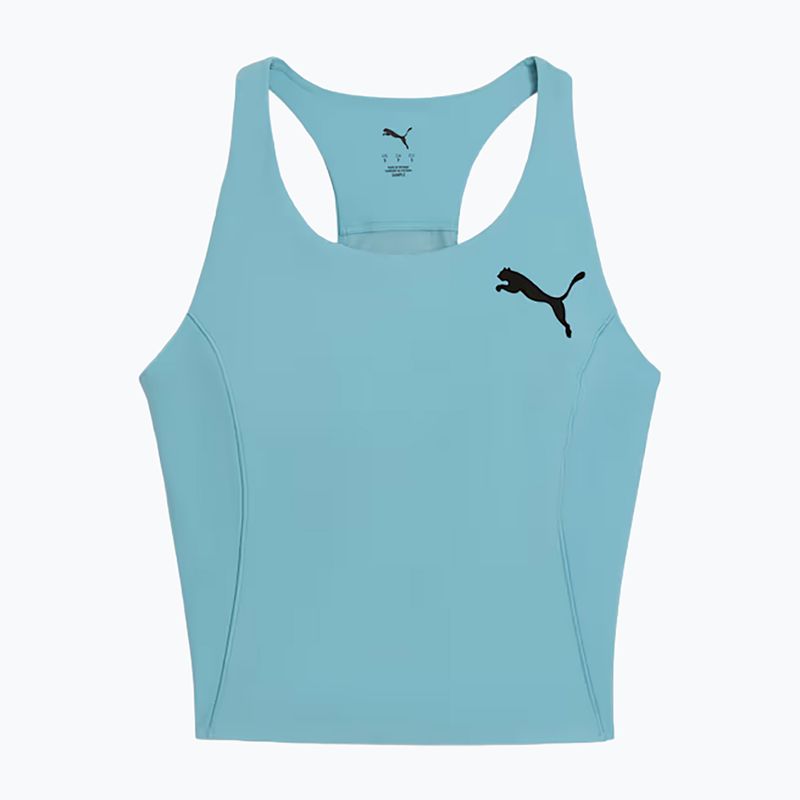 Dámské tréninkové tílko PUMA Lightspeed Crop baltic sea blue 5