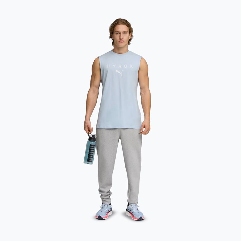 Pánská tréninková košile PUMA x HYROX Cutoff Tank šedá 2