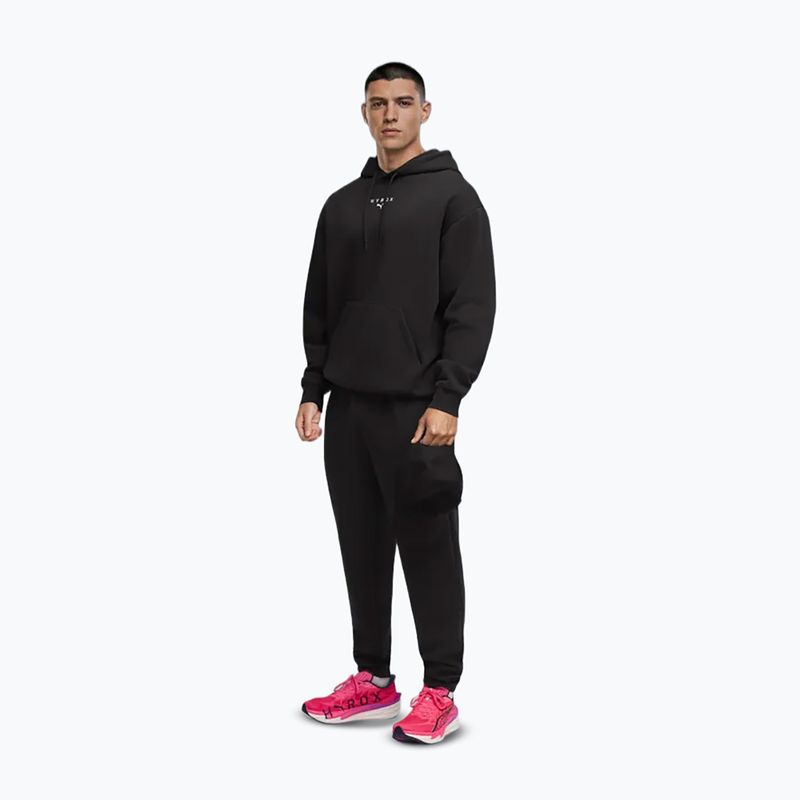 Pánská tréninková mikina PUMA x HYROX Heavyweight Hoodie černá 2