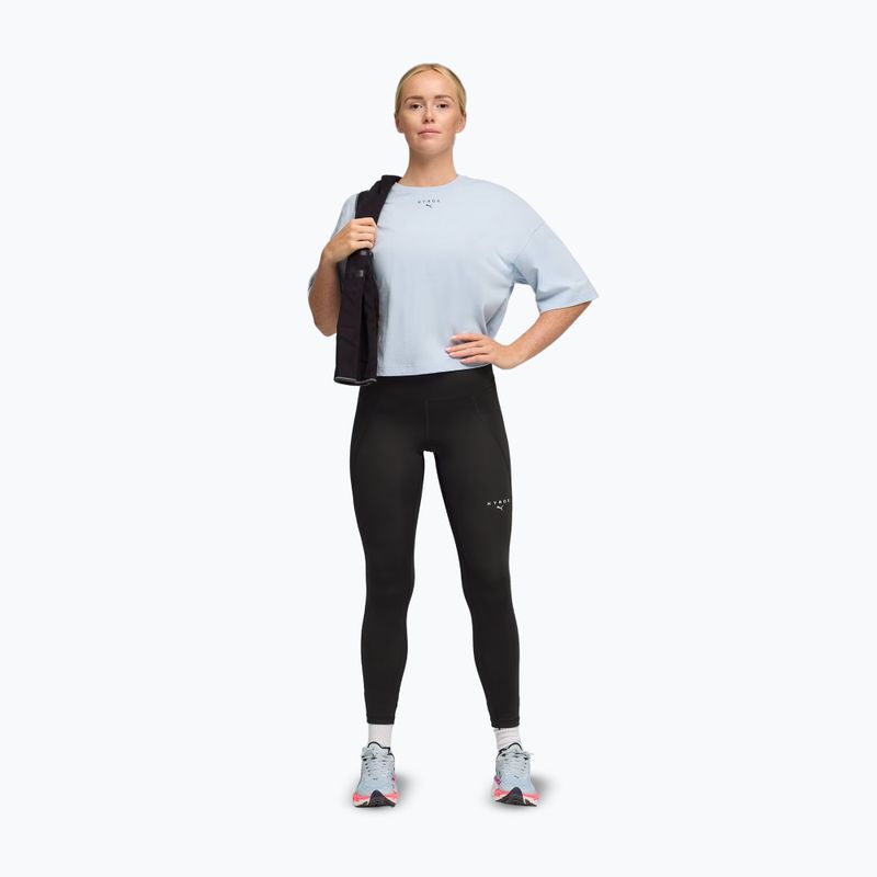Dámské tréninkové tričko PUMA x HYROX Cropped Lifestyle Tee šedé 2
