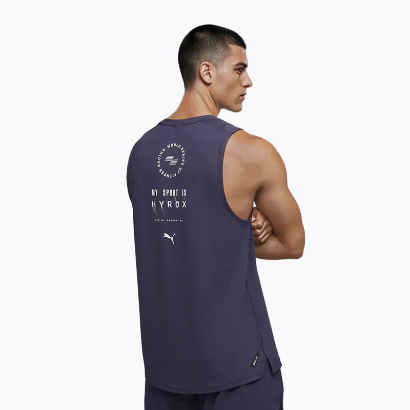 Pánské tréninkové tričko Puma Hyrox Dryelite Training Tank deep plum 3