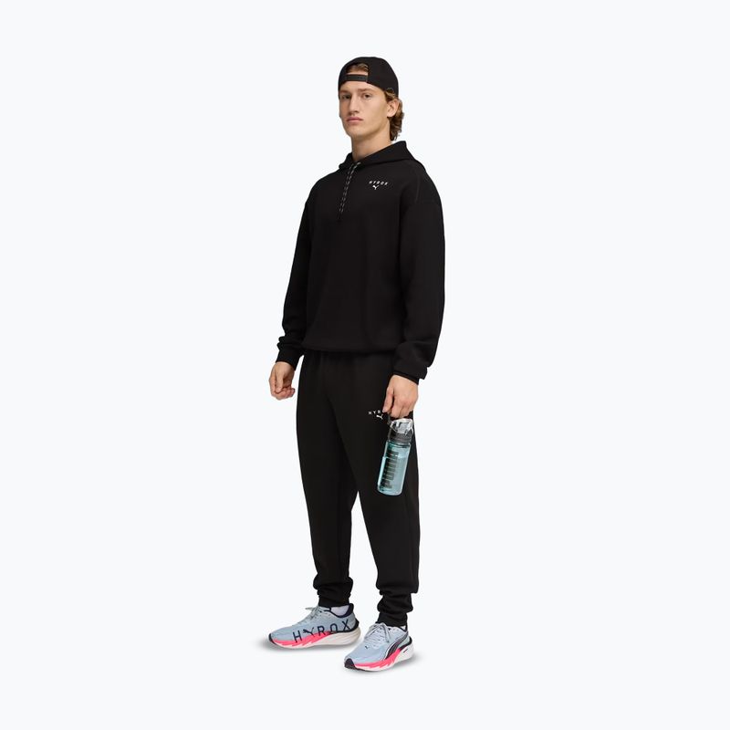 Pánská tréninková mikina PUMA x HYROX Cloudspun Hoodie černá 2