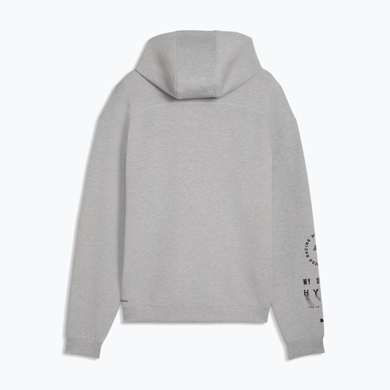 Pánská tréninková mikina PUMA Hyrox Cloudspun Hoodie grey 2