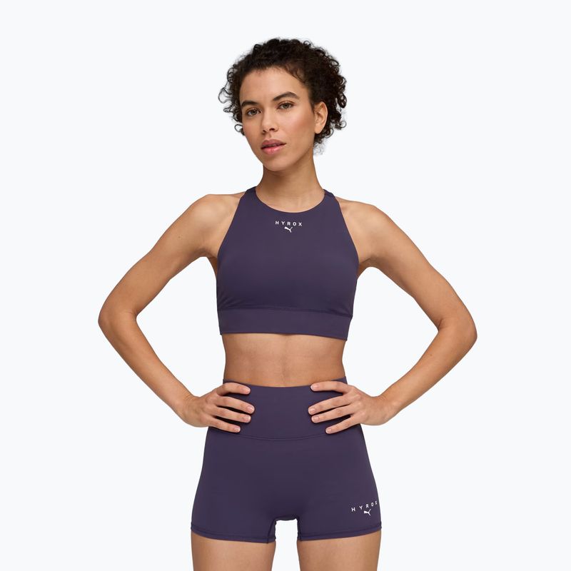 Tréninková podprsenka PUMA Hyrox Shapeluxe High Neck purple
