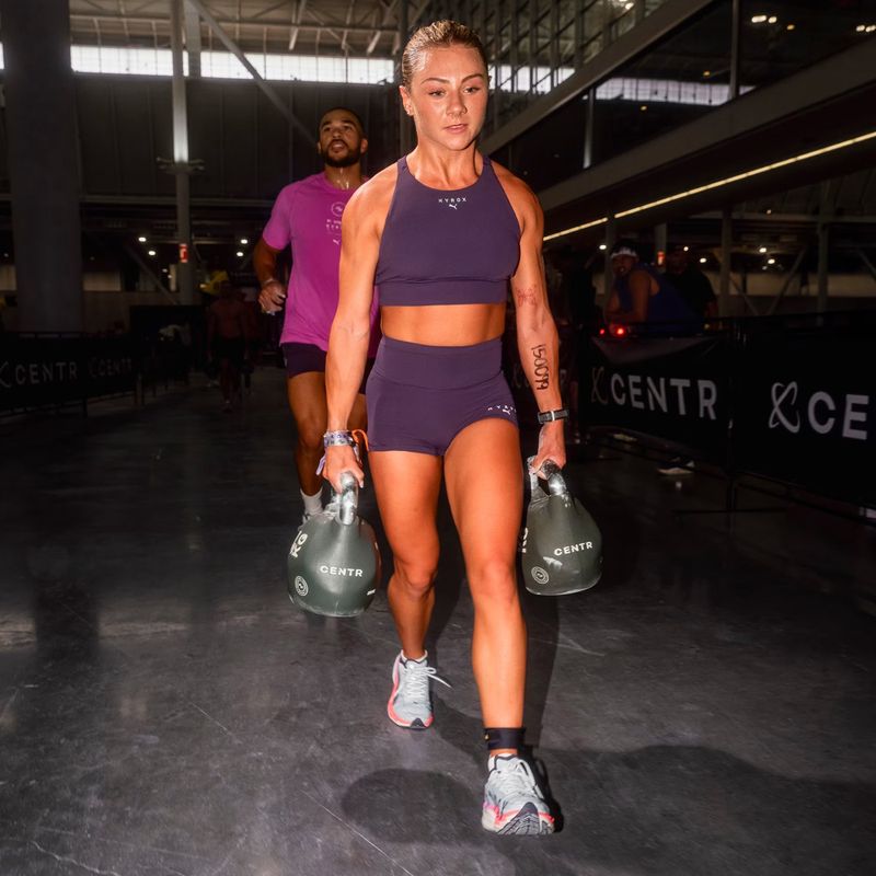 Dámské tréninkové šortky PUMA x HYROX Shapeluxe 3" Tight deep plum 6