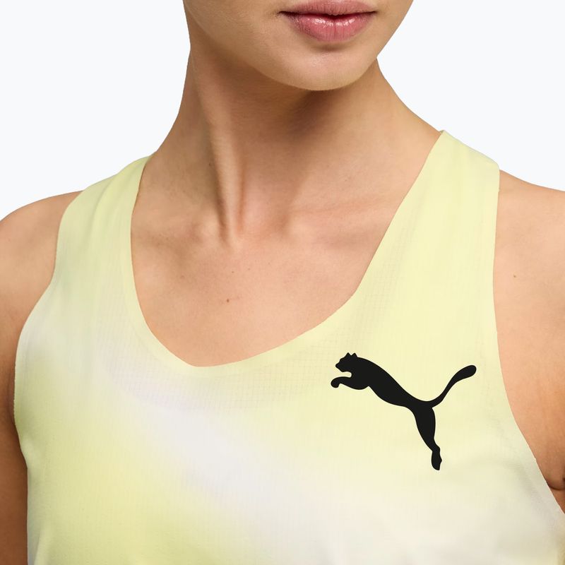 Dámské běžecké tričko PUMA Lightspeed Ultraweave Graphic Singlet silver mist 4