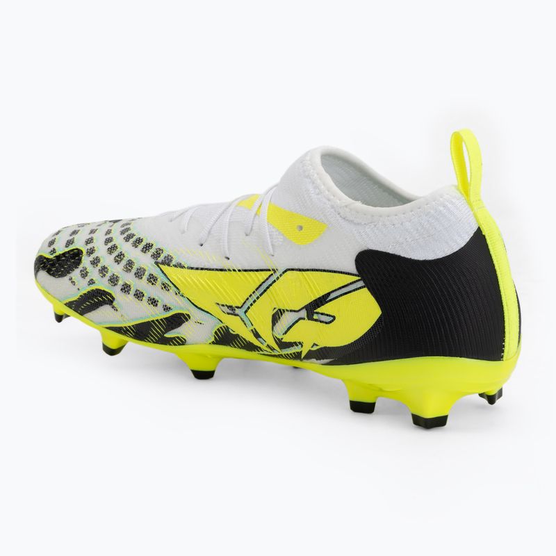 Dětské kopačky PUMA Future 9 Match Creativity Fg/Ag Jr yellow alert/mint jelly/puma white/puma black 3
