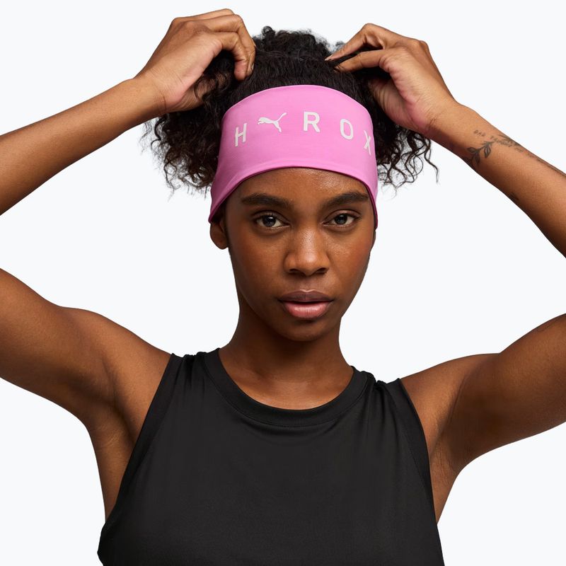 Čelenka PUMA x HYROX Sweatband růžová 2