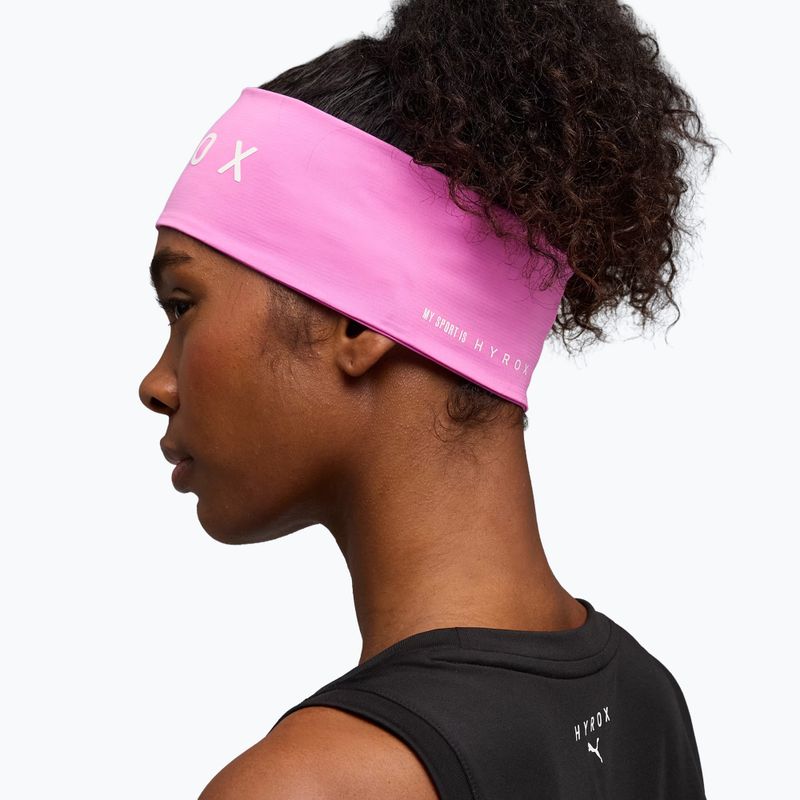 Čelenka PUMA x HYROX Sweatband růžová 3