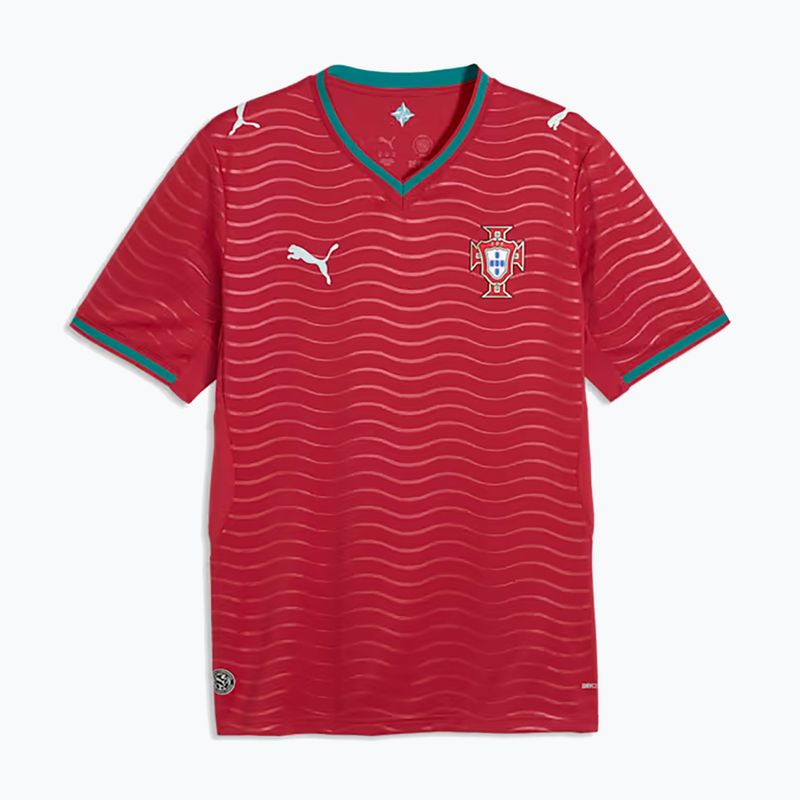 Pánský fotbalový dres PUMA FPF Portugalsko Domácí dres Replica Club červená/zelená 6