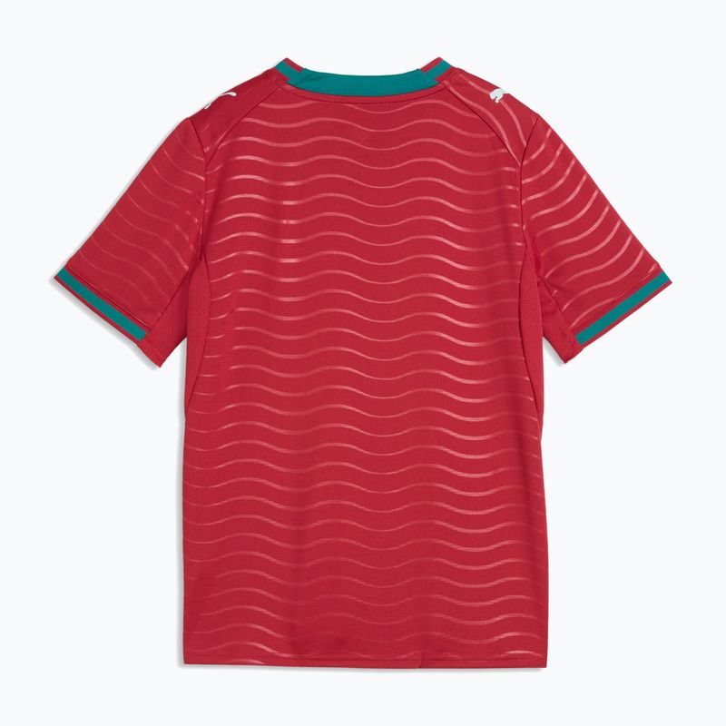 Dětský fotbalový dres PUMA FPF Portugalsko Domácí Jersey Replica Club Jr červená/zelená 2