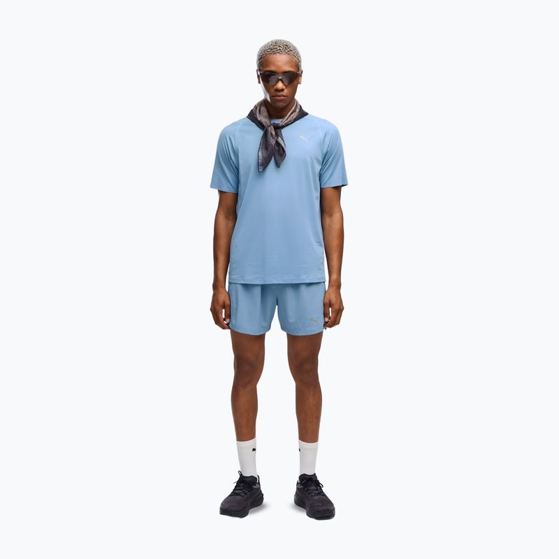 Pánské běžecké tričko PUMA Run Cloudspun Tee zen blue 2