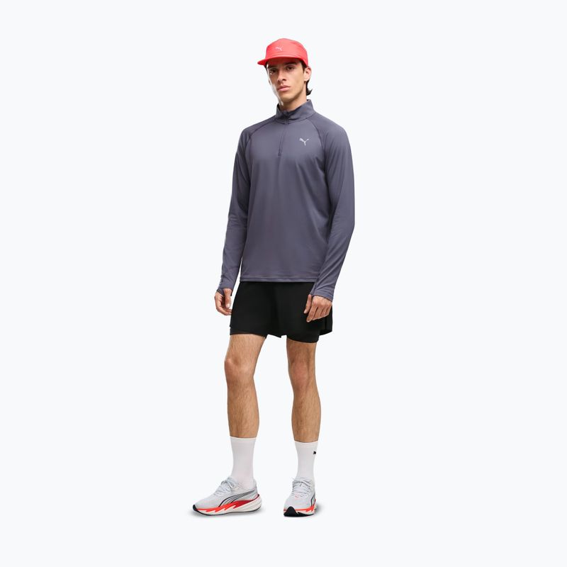 Pánská běžecká mikina PUMA Run Velocity Cloudspun 1/4 Zip inky depths 2