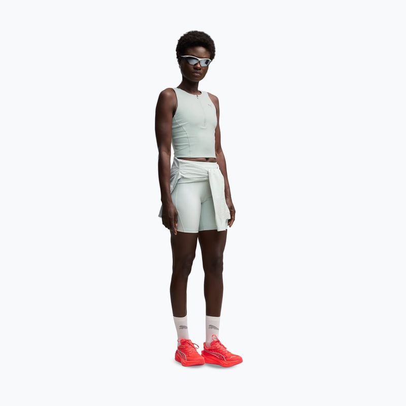 Dámské běžecké zílko PUMA Run Lightstride Crop Top creme de mint 2