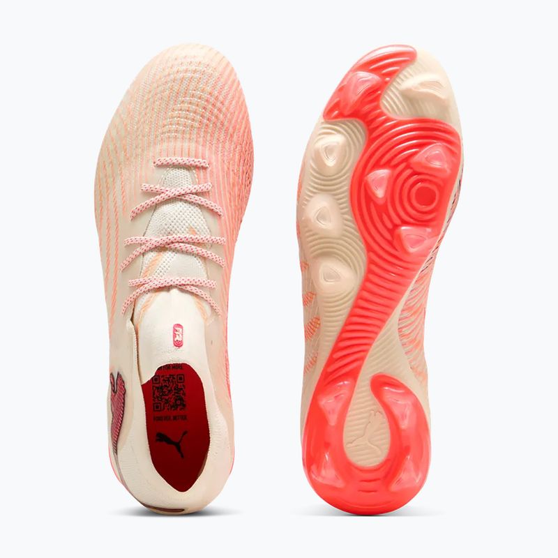 Kopačky PUMA Future 9 Fusin FG/AG sugared almond/puma white/ultra red/puma black 3