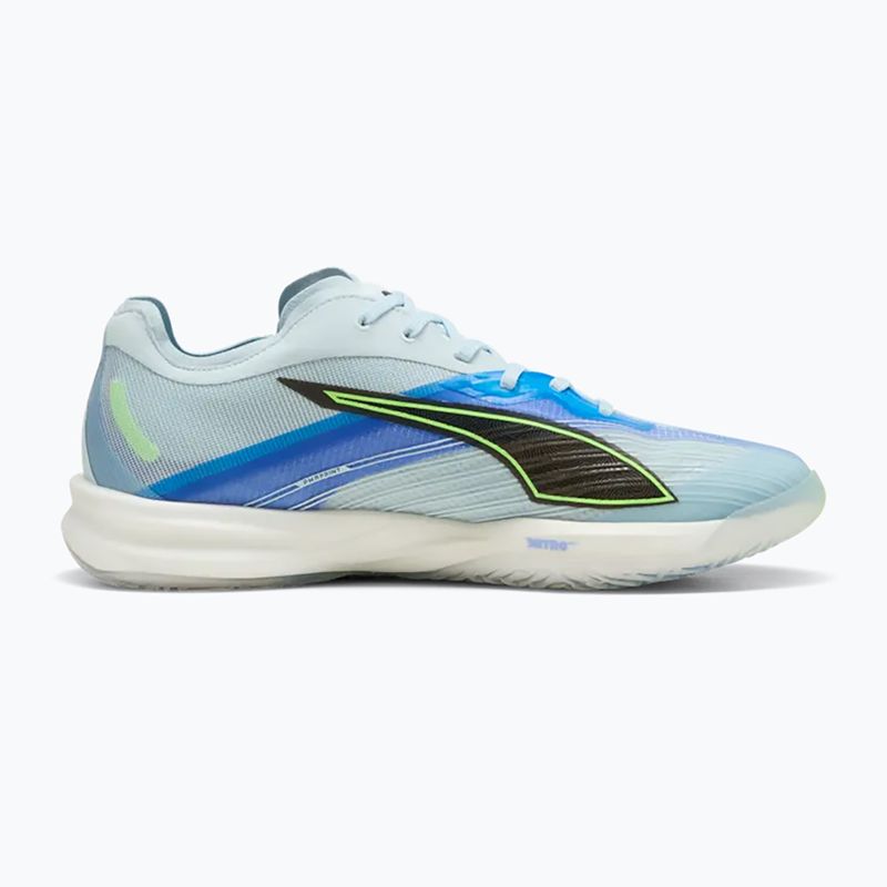 Házenkářské boty PUMA Accelerate Nitro SQD 5 aqua glow/puma black/green glare/royal sapphire 2
