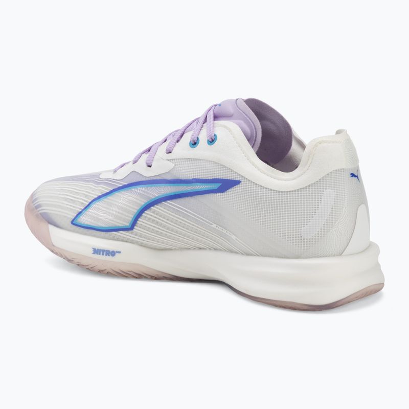 Házenkářské boty PUMA Accelerate Nitro SQD 5 puma white/royal sapphire/light lavender 3
