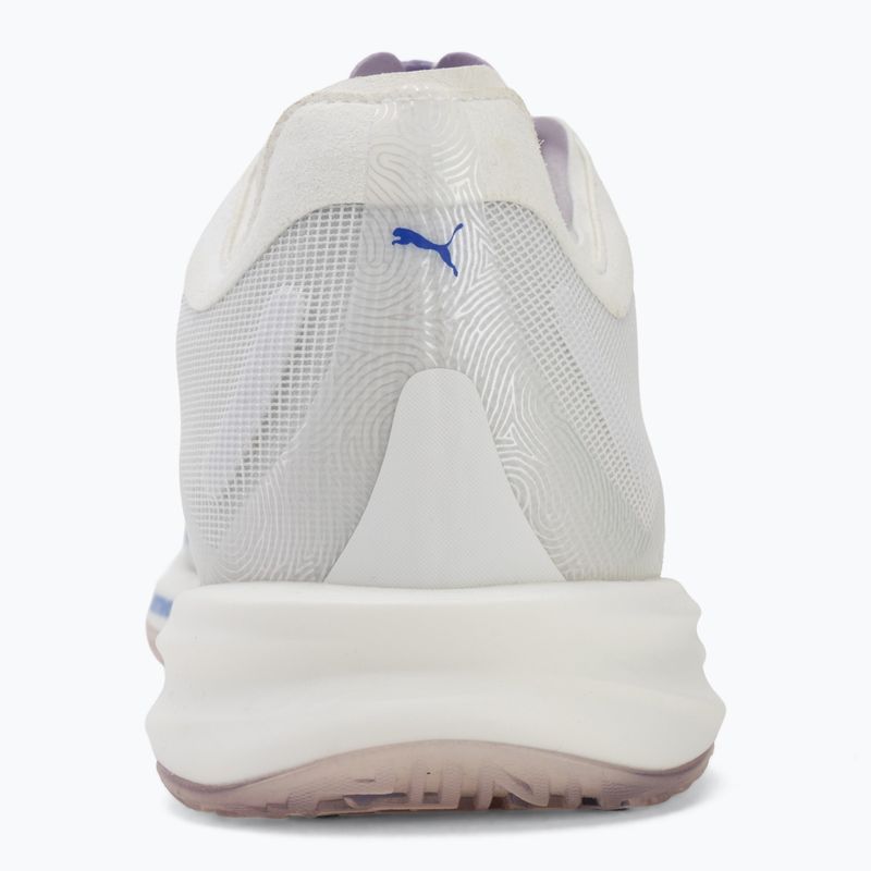 Házenkářské boty PUMA Accelerate Nitro SQD 5 puma white/royal sapphire/light lavender 6