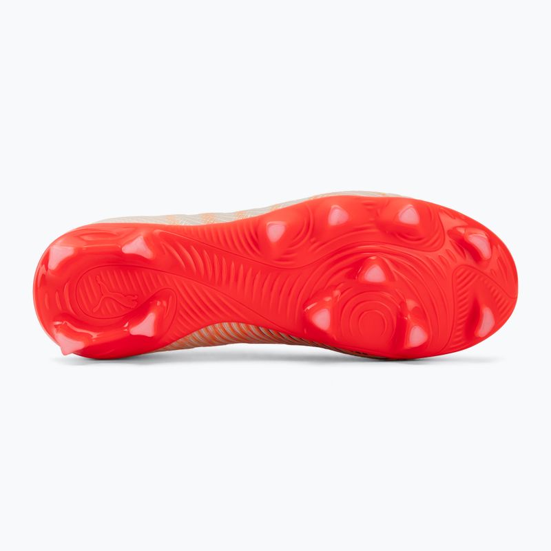 Dětské kopačky PUMA Future 9 Pro FG/AG Jr sugared almond/puma white/ultra red/puma black 4