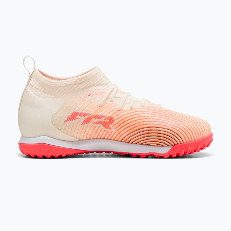 Dětské kopačáky PUMA Future 9 Match TT+ Mid Jr sugared almond/puma white/ultra red/puma black 2