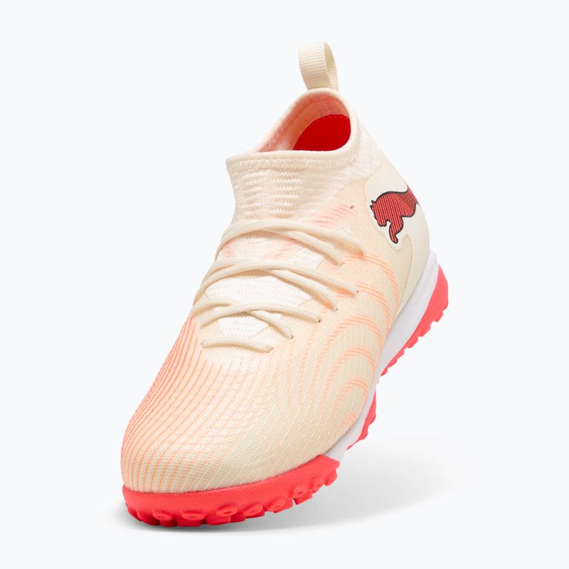 Dětské kopačáky PUMA Future 9 Match TT+ Mid Jr sugared almond/puma white/ultra red/puma black 4