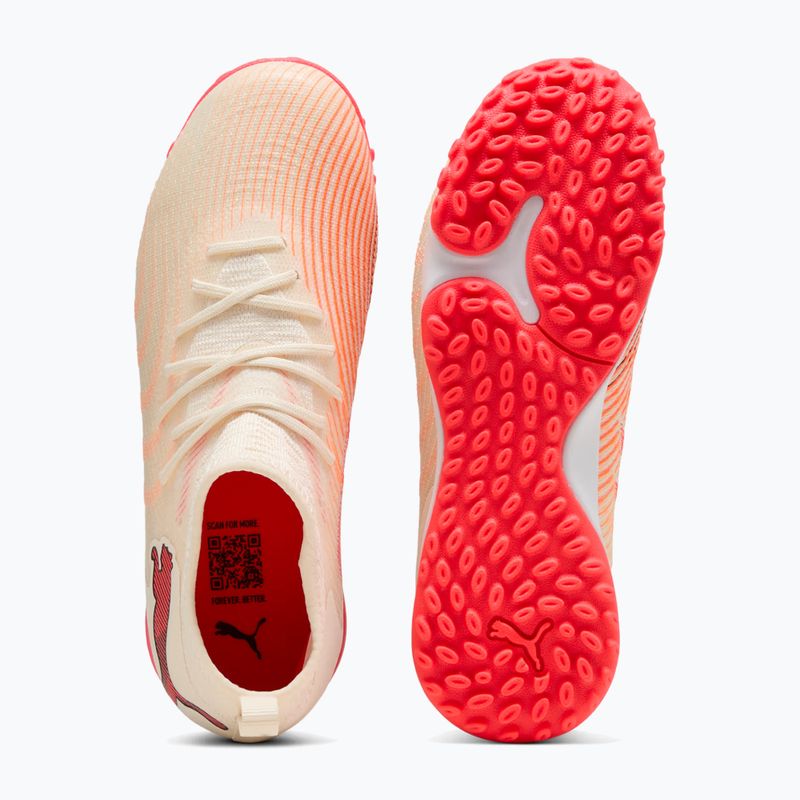 Dětské kopačáky PUMA Future 9 Match TT+ Mid Jr sugared almond/puma white/ultra red/puma black 5