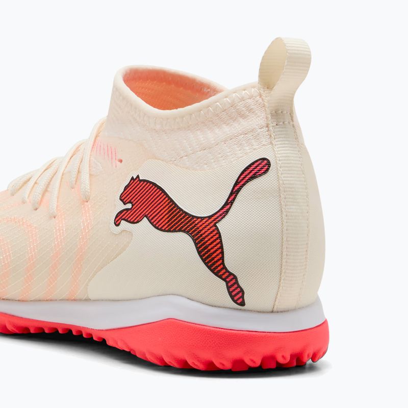 Dětské kopačáky PUMA Future 9 Match TT+ Mid Jr sugared almond/puma white/ultra red/puma black 6