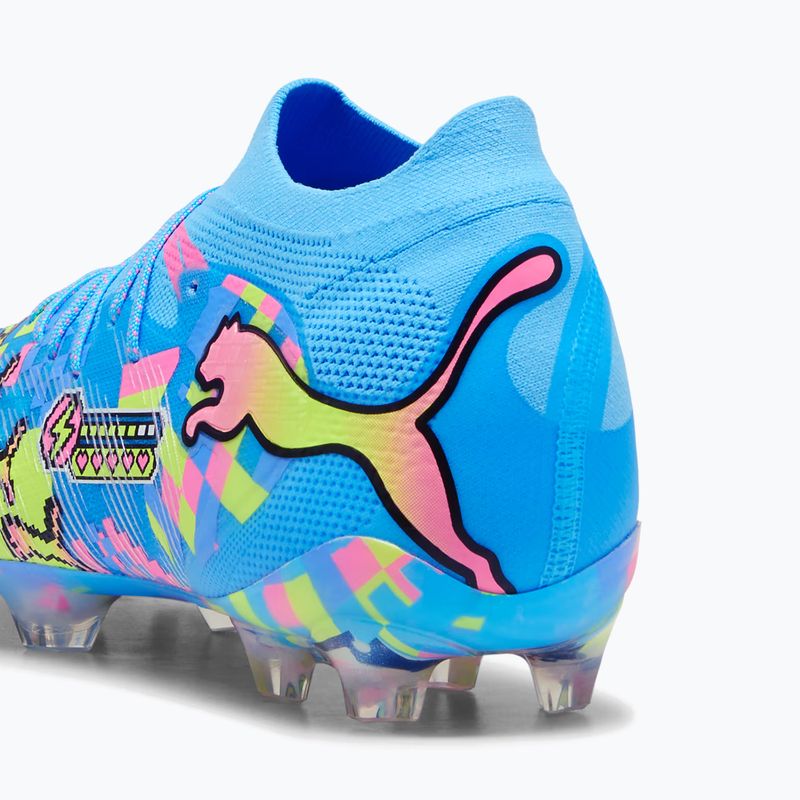 Kopačky PUMA Future 9 Ultimate Advanced Level FG puma white/blue glimmer/pink glimmer/yellow alert 6
