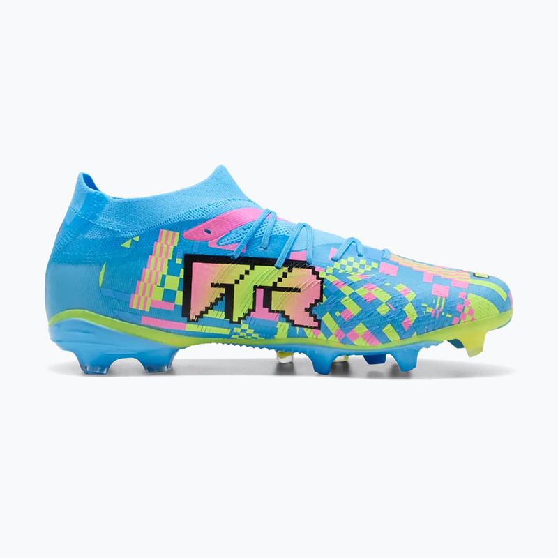 Kopačky PUMA Future 9 Match Advanced Level FG/AG puma white/blue glimmer/pink glimmer/yellow alert 2