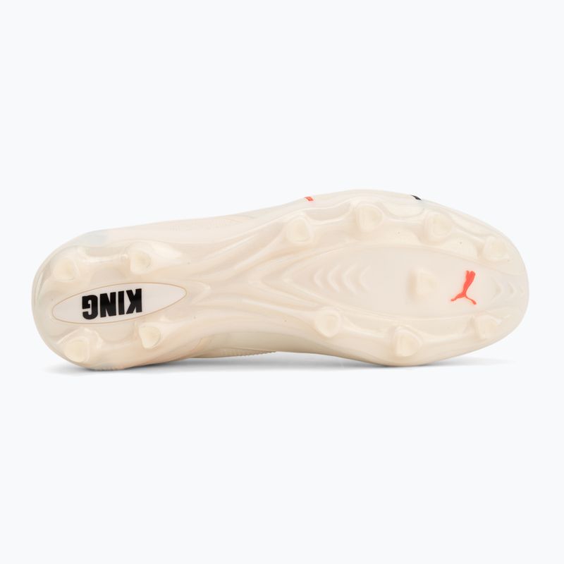 Kopačky PUMA King 20 Ultimate FG/AG sugared almond/puma black/ultra red 4
