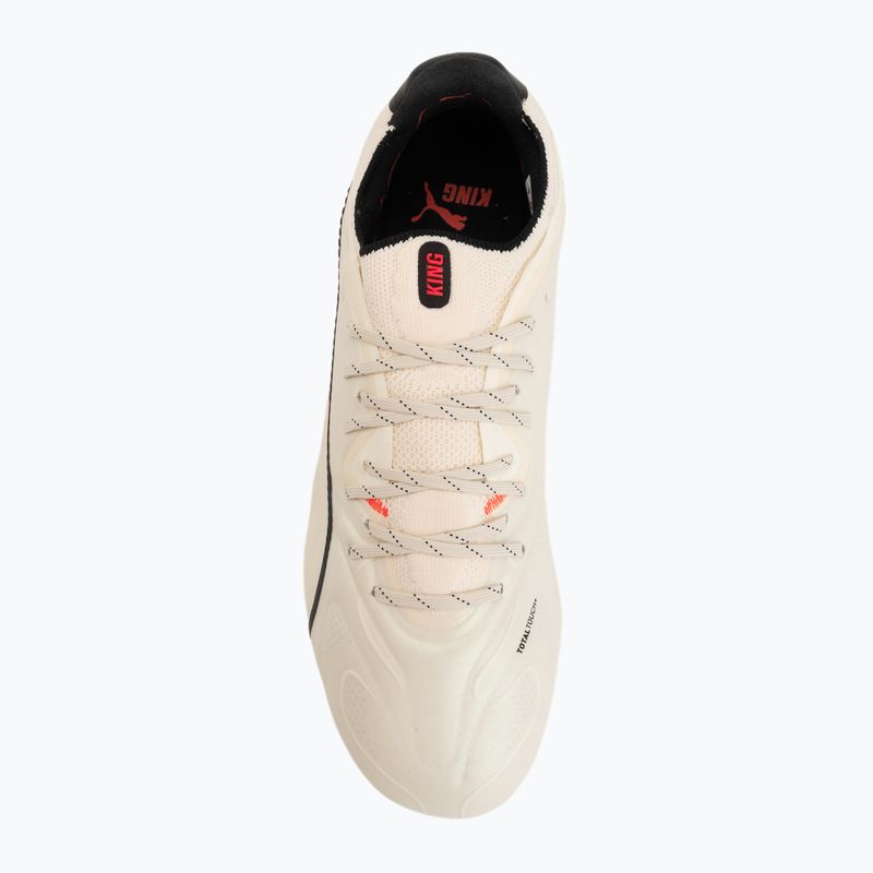 Kopačky PUMA King 20 Ultimate FG/AG sugared almond/puma black/ultra red 5