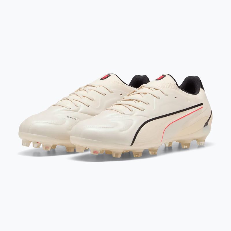 Kopačky PUMA King 20 Pro FG/AG sugared almond/puma black/ultra red 3