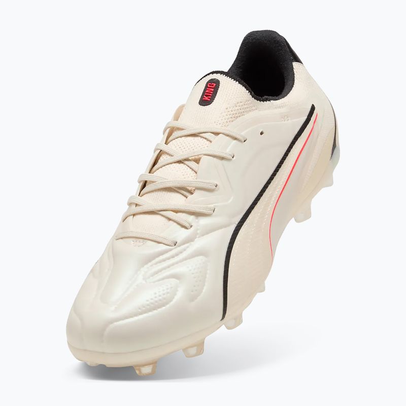 Kopačky PUMA King 20 Pro FG/AG sugared almond/puma black/ultra red 4
