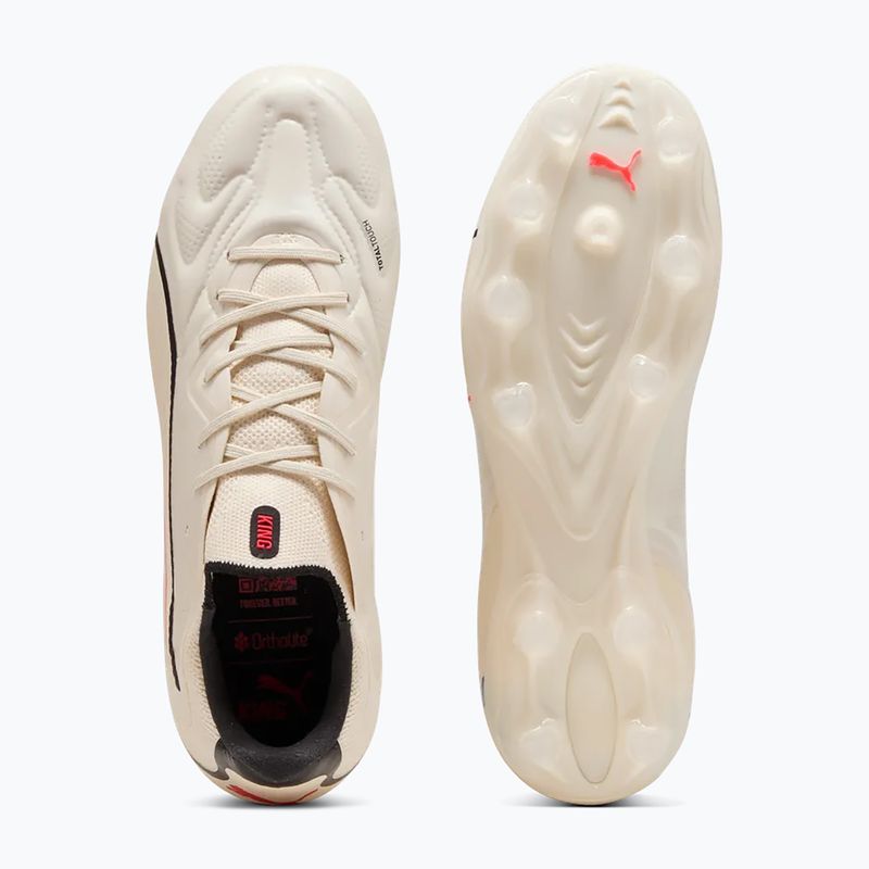 Kopačky PUMA King 20 Pro FG/AG sugared almond/puma black/ultra red 5