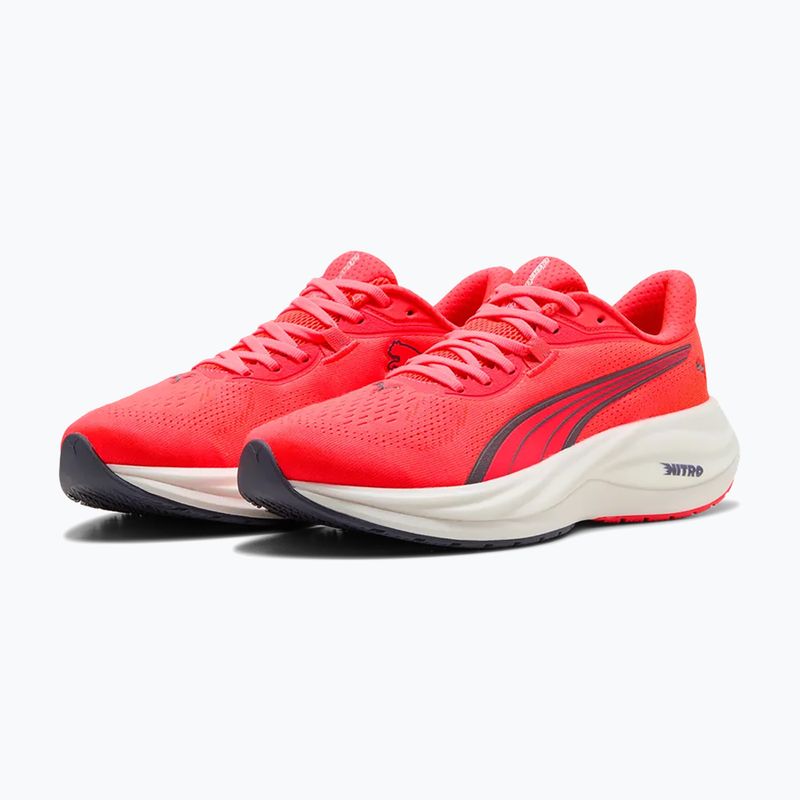 Běžecké boty Puma Electrify Nitro 5 ultra red/inky depths 4