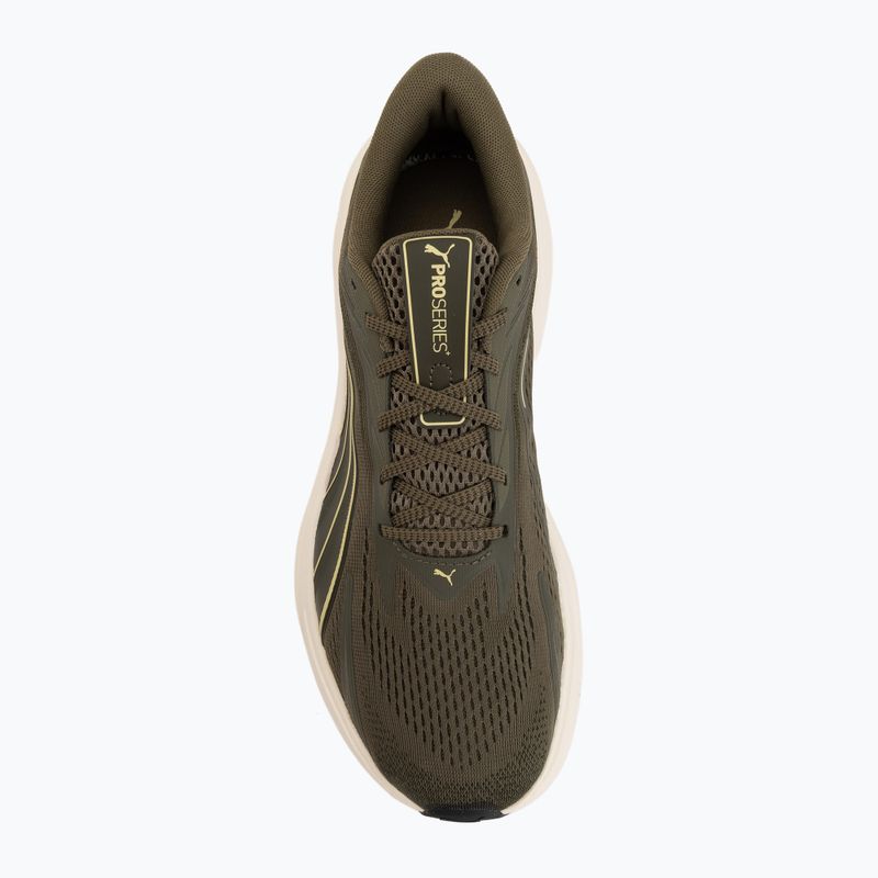 Běžecké boty Puma Maxima Pro puma olive/rustic olive/dark 5