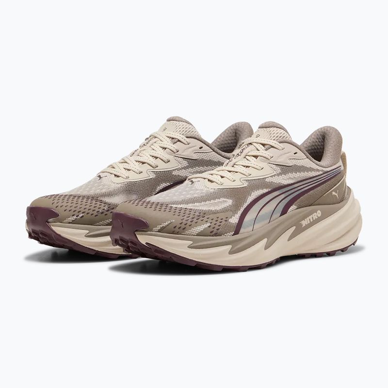 Dámské běžecké boty Puma Velocity NITRO Trail silver fog/ruby 3