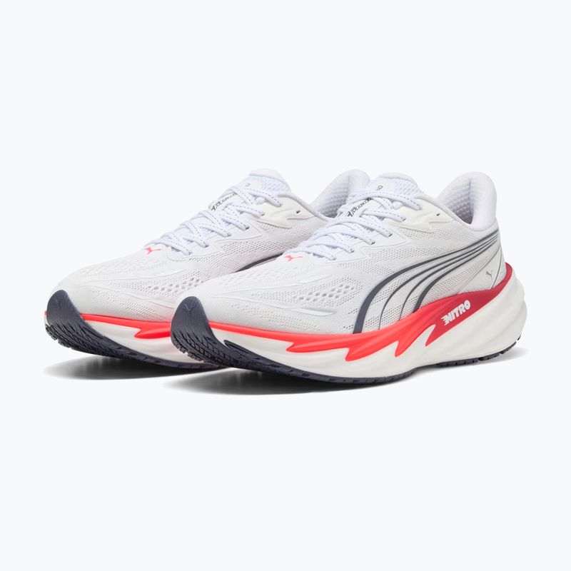 Pánské běžecké boty Puma Velocity Nitro 5 puma white/ultra red 3