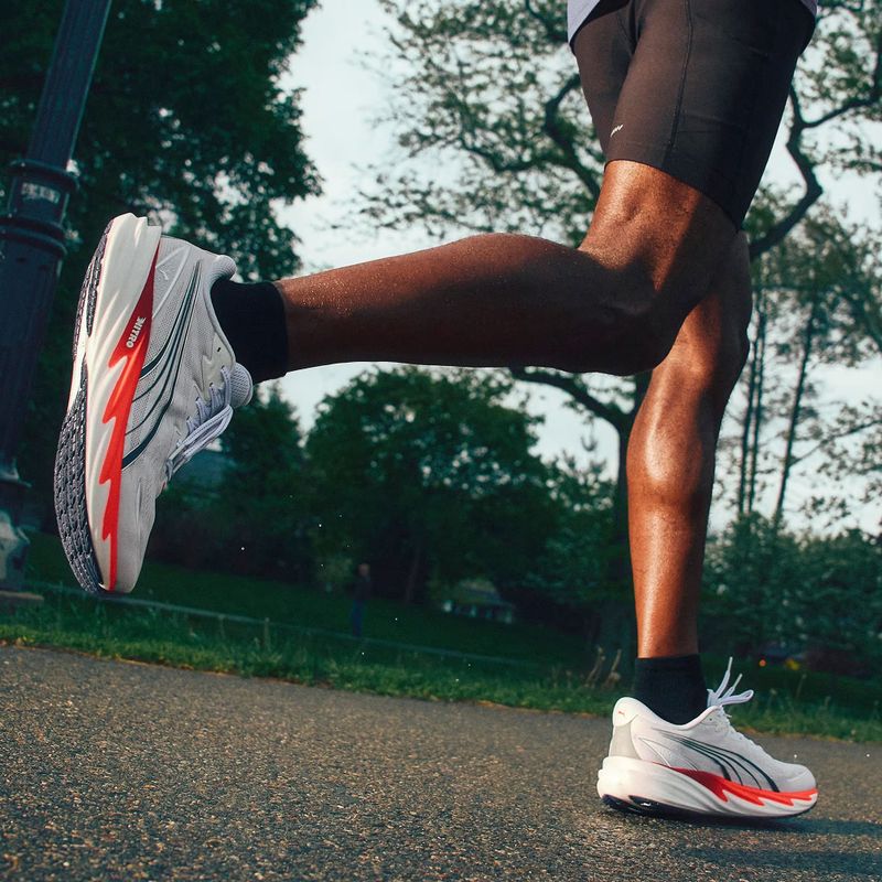 Pánské běžecké boty Puma Velocity Nitro 5 puma white/ultra red 9